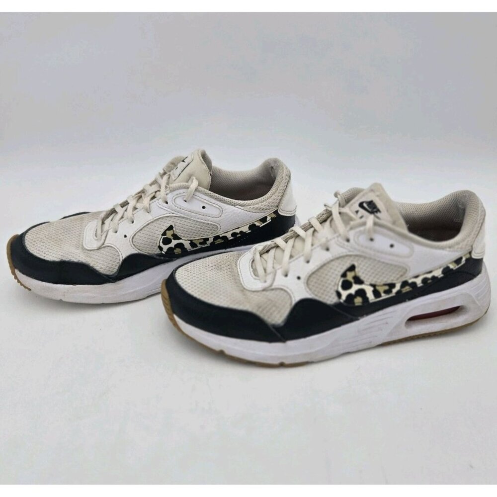 Nike Womens Air Max SC‎ LP Casual Sneakers 8.5 DC5200 Leopard Animal Print White
